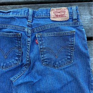 Levi’s 550 Relaxed Bootcut Blue Jeans 31 x 29 Button Zip Fly GUC